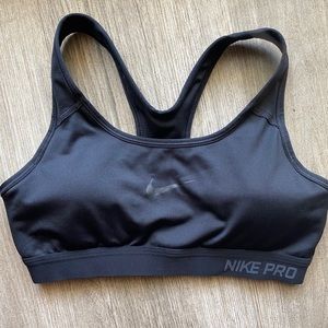 Nike Black sports bra